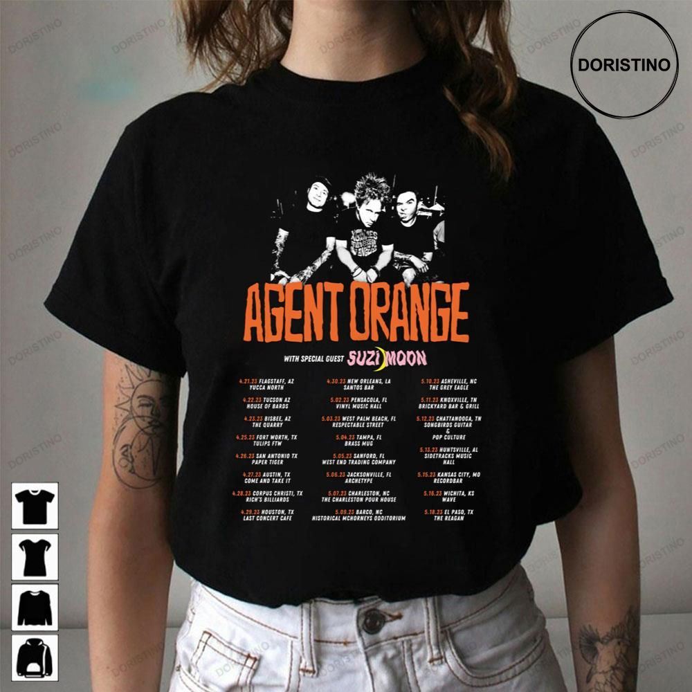 Agent Orange With Suzi Moon 2023 Tour Trending Style